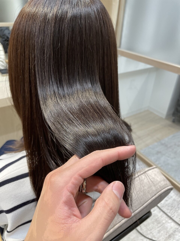 弱酸性縮毛矯正♪