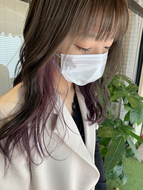 イメチェン！インナーカラー！